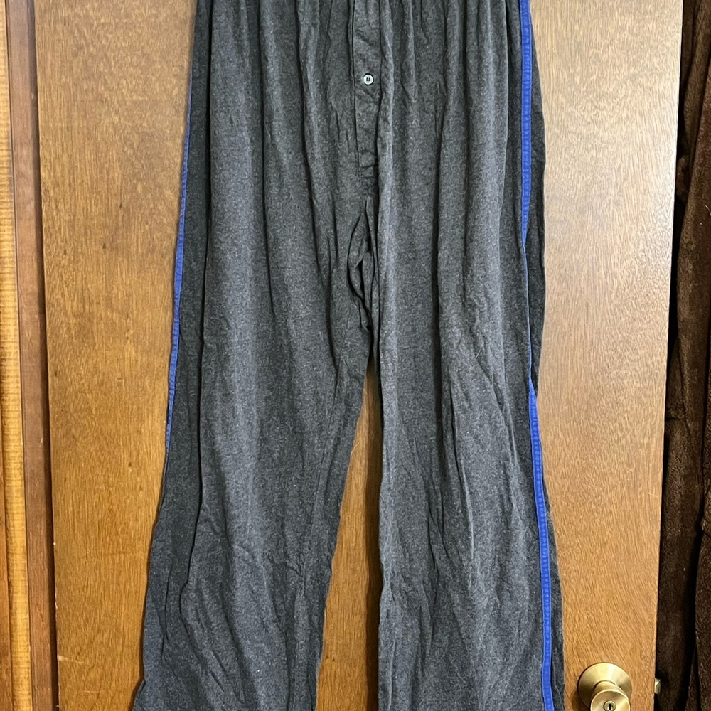 Ralph Lauren Gray and Blue Joggers with Athletic Design